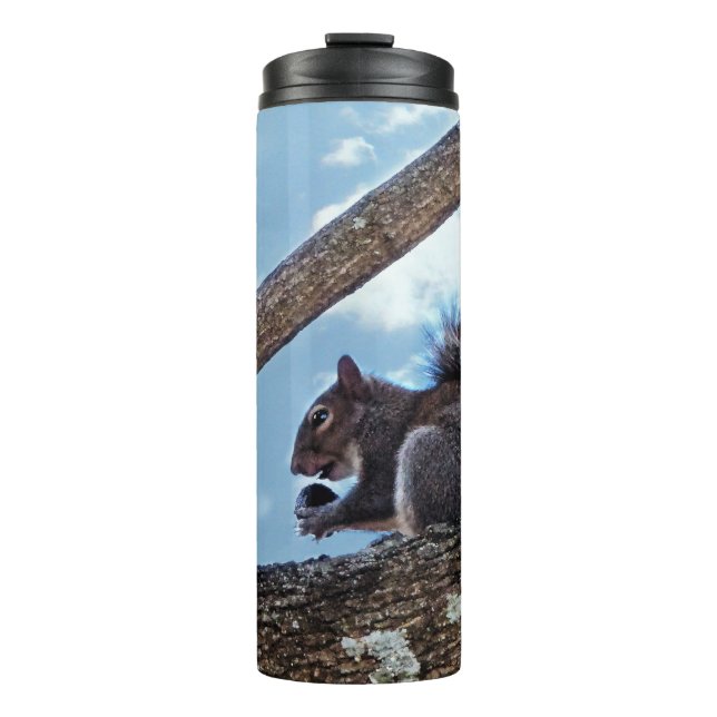 Genießen Sie eine Nut Thermosbecher (Vorderseite)