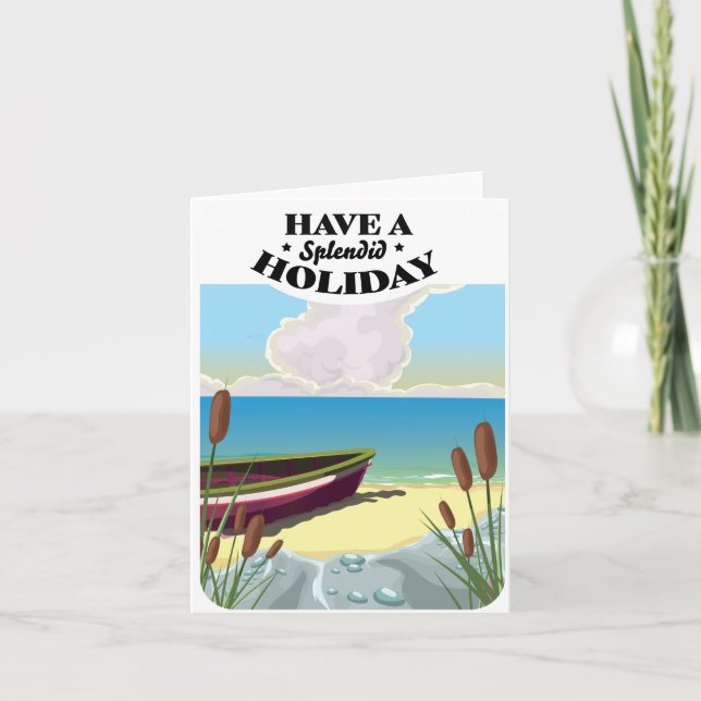 Genießen Sie einen schönen Urlaub (Vorderseite)