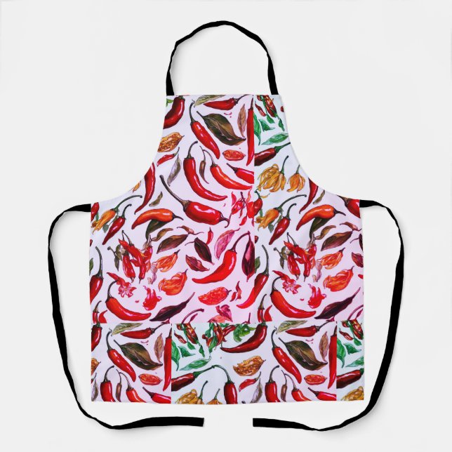 Genießen Sie Ihr Kochen mit der All-ove Print Schü Schürze (Vorderseite)