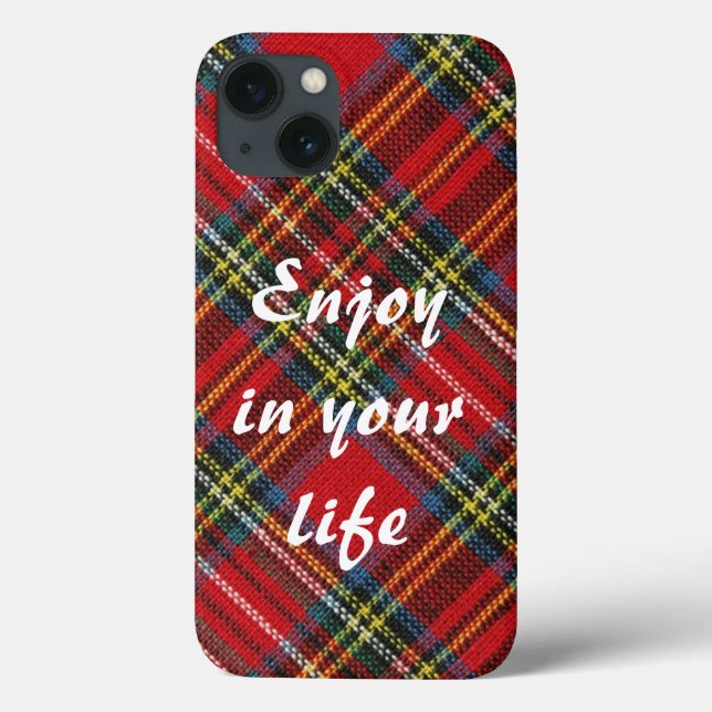 Genießen Sie Ihr Leben Case-Mate iPhone Hülle (Rückseite)