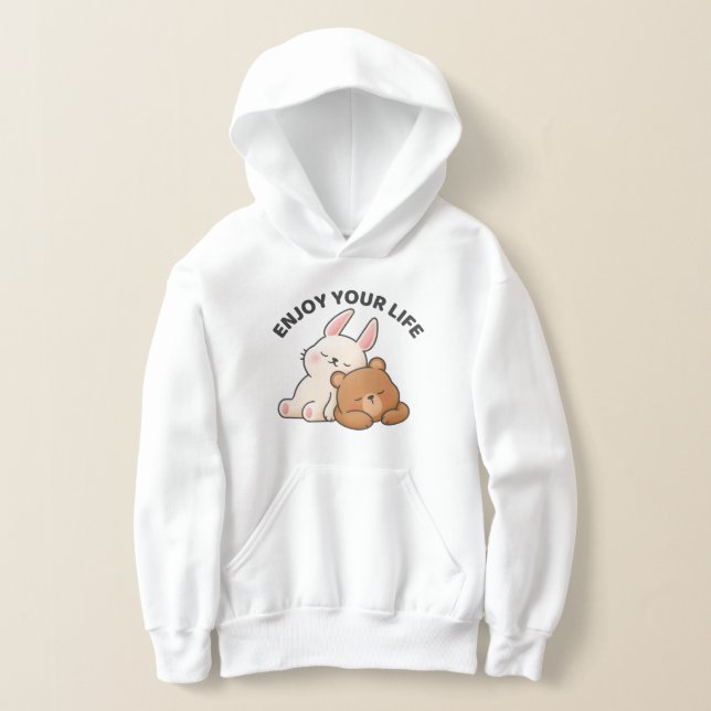 Genießen Sie Ihr Leben Hoodie (Ablage )