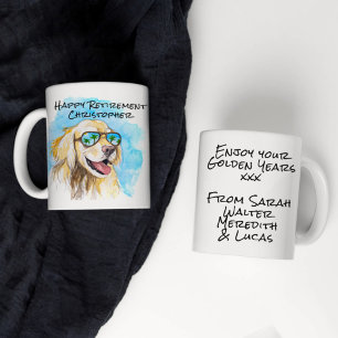 Genießen Sie Ihre Golden Years Funny Pun Happy Ret Kaffeetasse