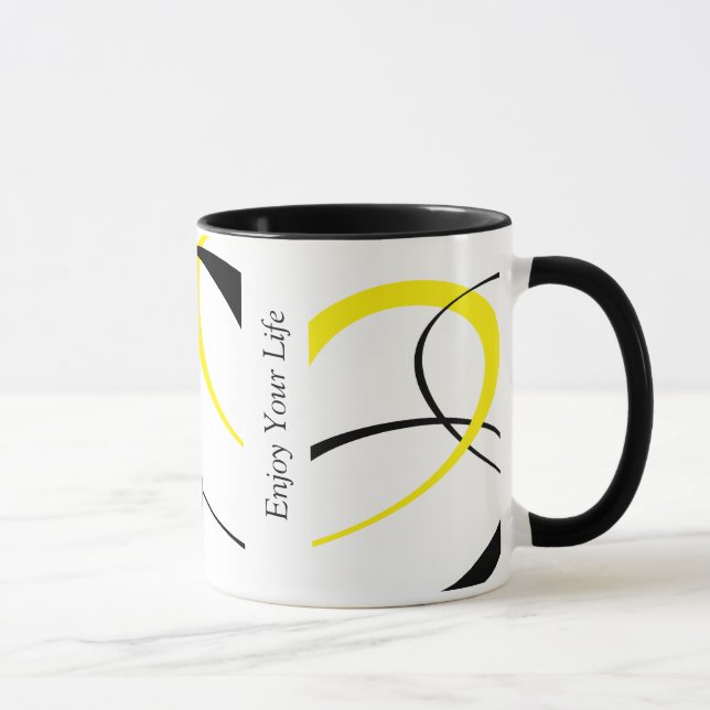 Genießen Sie Ihre Leben-Entwurfs-Tasse Tasse (Rechts)