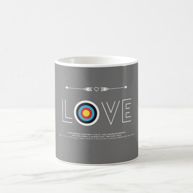 Genießen Sie Ihre Lieblingsbrauen in unserer Bogen Kaffeetasse (Mittel)