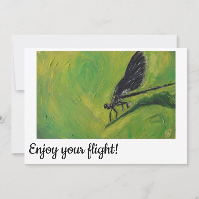 Genießen Sie Ihren Flug, Ihre Ausflugskarte - mit  (Vorderseite)