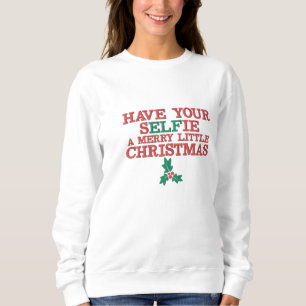 Genießen Sie Ihren Urlaub auf dem Silbertablett Besticktes Sweatshirt
