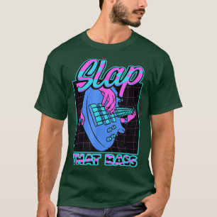 Genießen Sie Slap Bass Gitarre Jam Session Slap, d T-Shirt