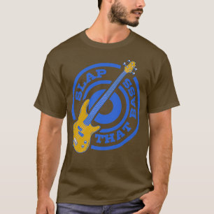 Genießen Sie Slap Bass Gitarre Jam Session Slap, d T-Shirt