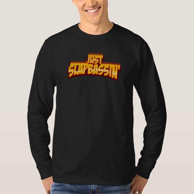 Genießen Sie Slap Bass Gitarre Jam Session Slap Th T-Shirt (Vorderseite)