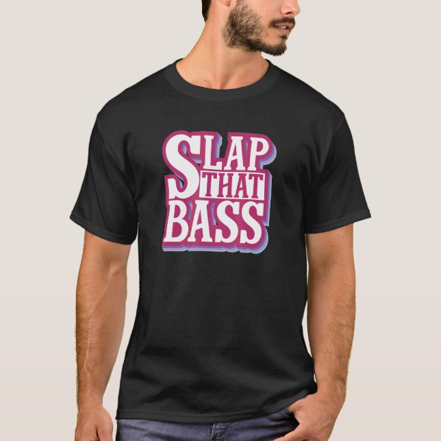 Genießen Sie Slap Bass Gitarre Jam Session Slap Th T-Shirt (Vorderseite)