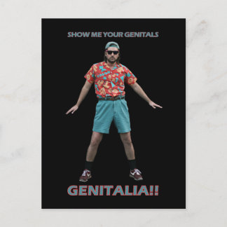 Genitals Dance Postkarte