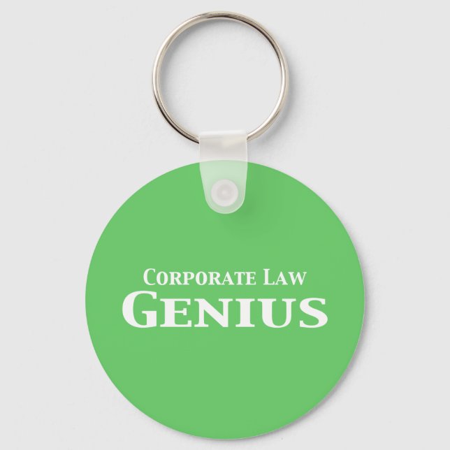 Genius-Geschenke für das Gesellschaftsrecht Schlüsselanhänger (Vorderseite)