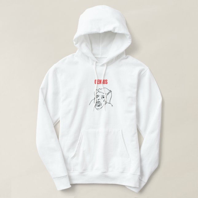 Genius Meme Hoodie (Design vorne)