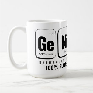 GENiUS Periodic Table - Funny Science Design Kaffeetasse