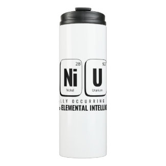 GENiUS Periodic Table - Funny Science Design Thermosbecher