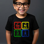 Genius Periodic Table of Elements Science T-Shirt<br><div class="desc">Mit diesem cleveren "Genius" Periodentafel T - Shirt zeigen Sie Ihre Intelligenz! Dieses lustige Design Zauber "Genie" mit den chemischen Symbolen Germanium (Ge), Nickel (Ni), Uran (U) und Schwefel (S) heraus. Ideal für Naturwissenschaftler, Lehrer, Schüler oder alle, die einen guten Liebe haben. Dieser komfortable und stilvolle Abschlag ist eine großartige...</div>