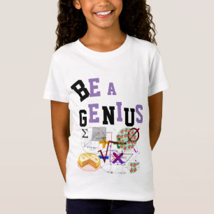 GENIUS Tshirt 4 MädchenNAME auf der Rückseite