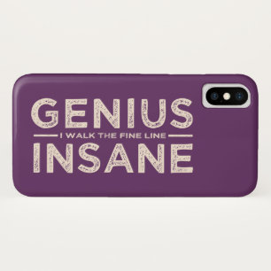 GENIUS VS INSANE - individuelle Telefongehäuse Case-Mate iPhone Hülle