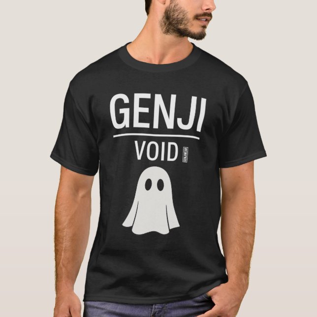 GENJI VOID Ghost T-Shirt - Minimalistisch Surreal  (Vorderseite)