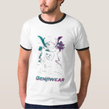 Genjiwear Digital Samurai – Neon-Tempel Cyberkrieg