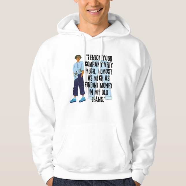 GENJOY JEANS QUOTE HOODIE (Vorderseite)