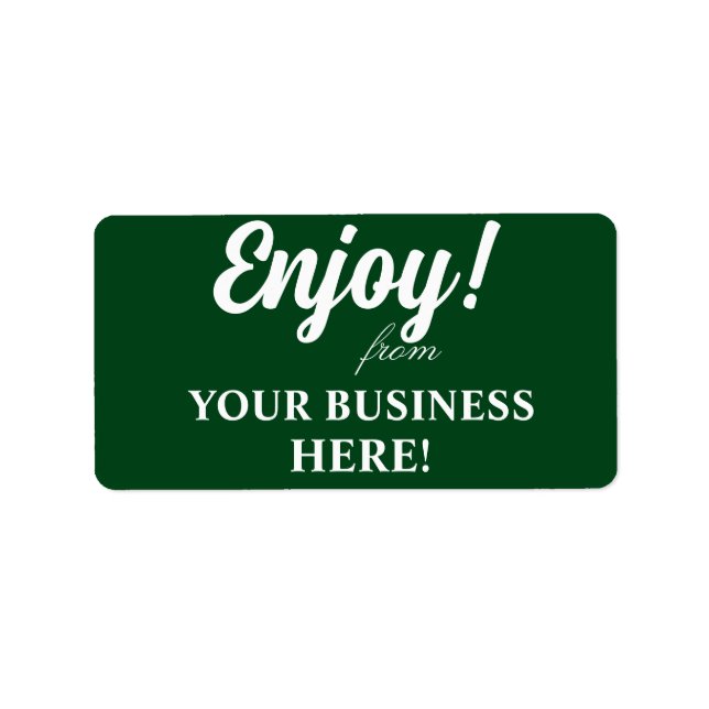 GENJOY STICKERS ADRESSAUFKLEBER (Vorne)