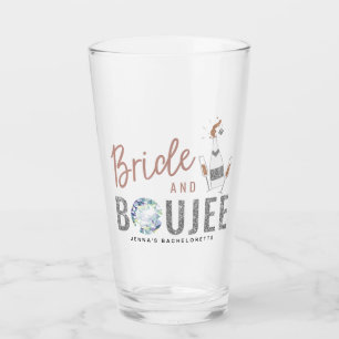 GENNA  Brie und Boujee Rose Gold Bachelorette Glas