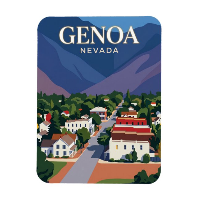 Genoa USA Magnet (Vertikal)