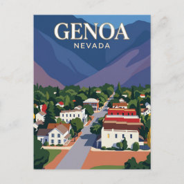 Genoa USA Postkarte