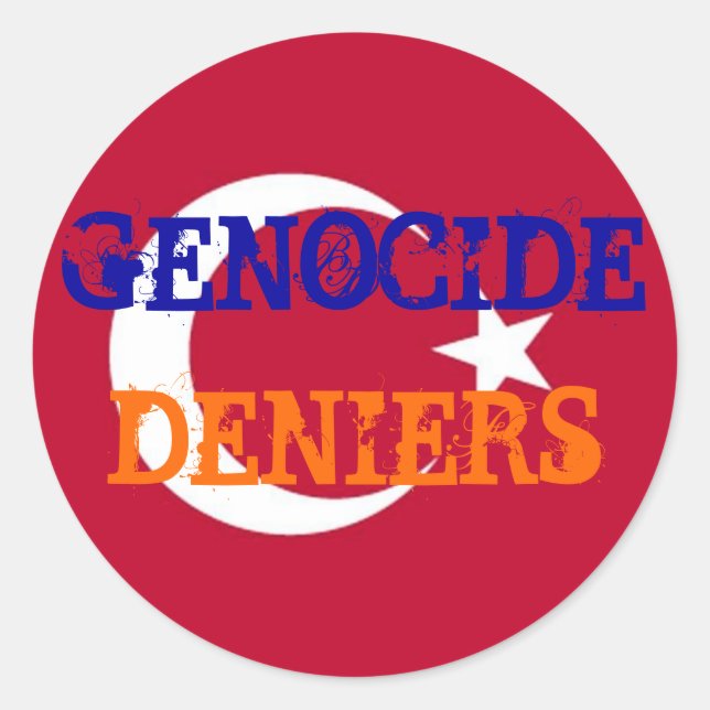 Genocide Deniers Sticker (Vorderseite)