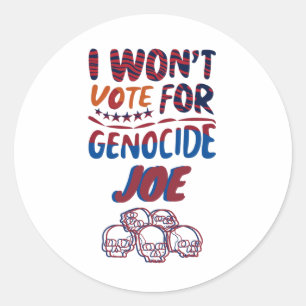 GENOCIDE JOE RUNDER AUFKLEBER