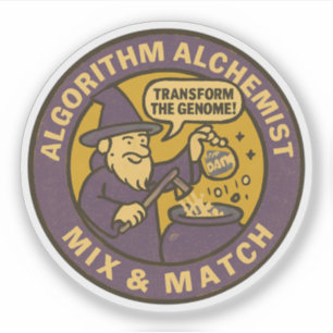 Genomische Transmutationsdaten-Alchemie bei der Ar Aufkleber