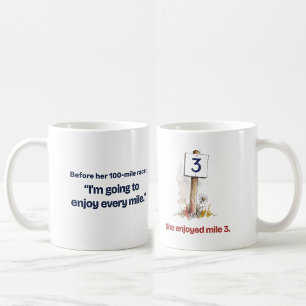 Genossene Meile 3 Lustiger personalisierter Ultra- Kaffeetasse
