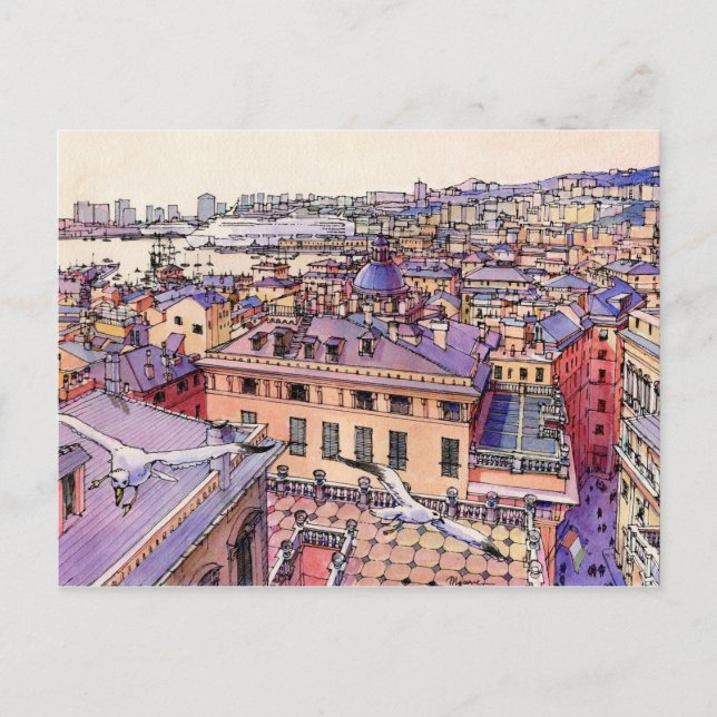 Genova Feiertagspostkarte (Vorderseite)