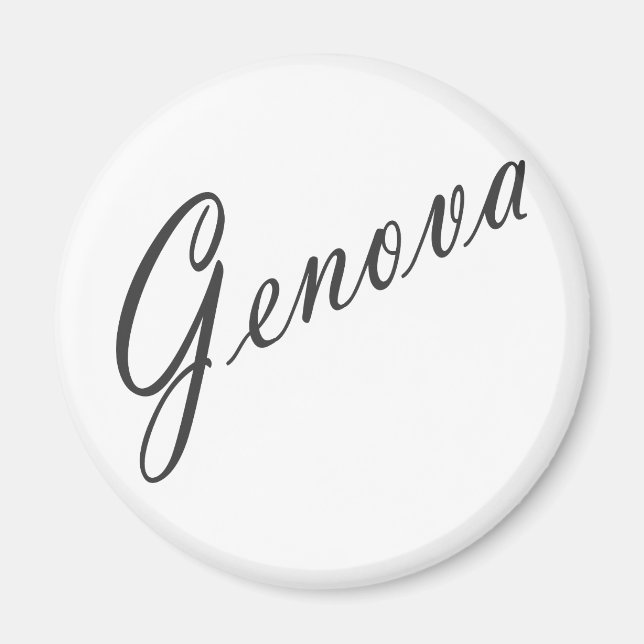 Genova Produkte! Magnet (Vorne)