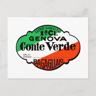 GenovaConteVerde Postkarte