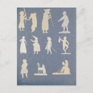 Genre Scene Postkarte