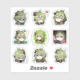 Genshin Impact Collei Stickers Aufkleber