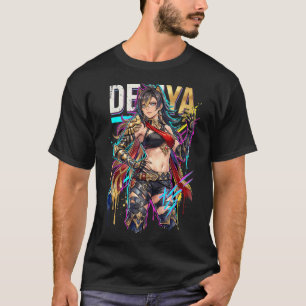 Genshin Impact Dehya Vaporwave-Ästhetik T-Shirt