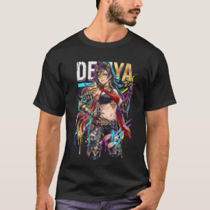 Genshin Impact Dehya Vaporwave-Ästhetik T-Shirt