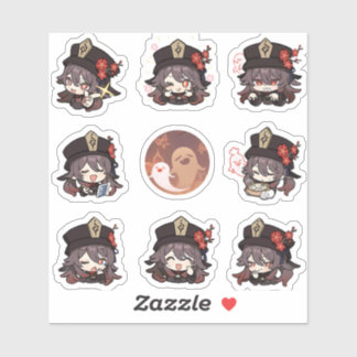 Genshin Impact: Hu Tao Stickers Aufkleber