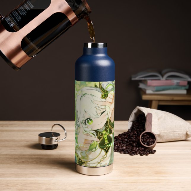 Genshin Impact  Trinkflasche (Kaffee (gedreht))