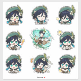 Genshin Impact Venti Stickers Aufkleber