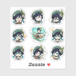 Genshin Impact Venti Stickers Aufkleber