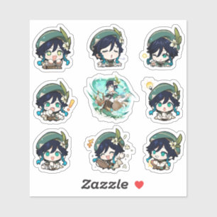 Genshin Impact Venti Stickers Aufkleber