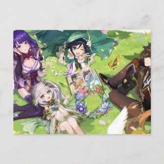 Genshin Postcard [2nd Aniv] Postkarte