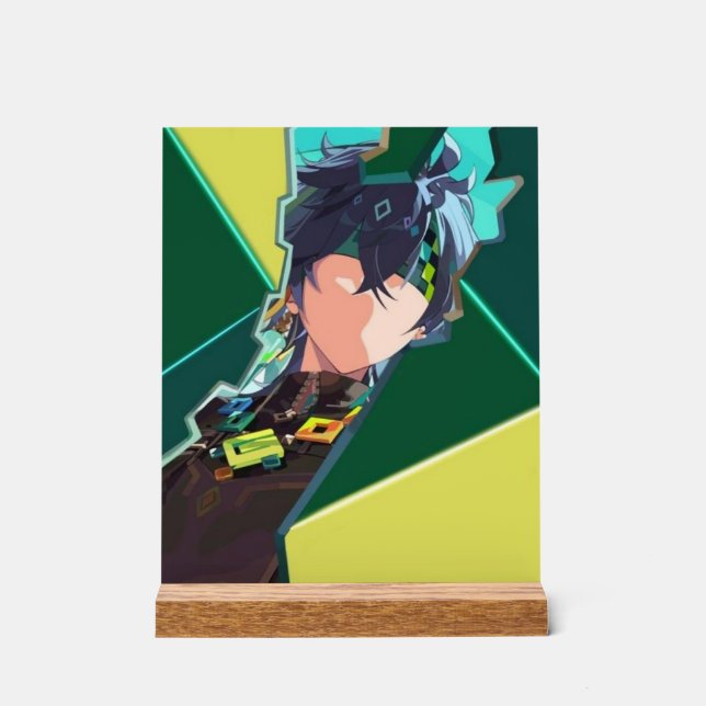 Gensin Impact  Acrylschild (Vorderseite)