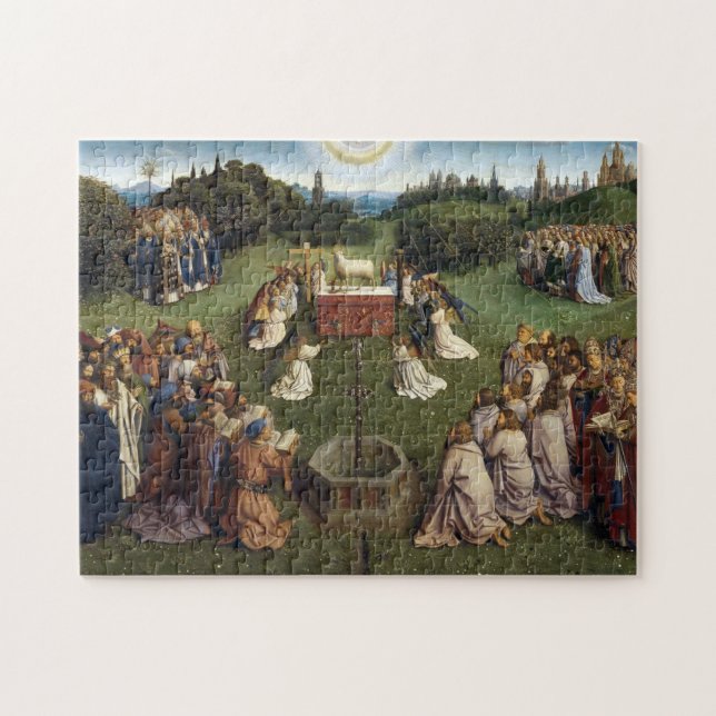 Gent Altarpiece (Detail), Van Eyck Brothers (Horizontal)