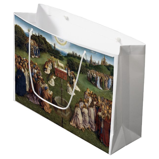 Gent Altarpiece (Detail), Van Eyck Brothers Große Geschenktüte (Vorderseite Schrägansicht)