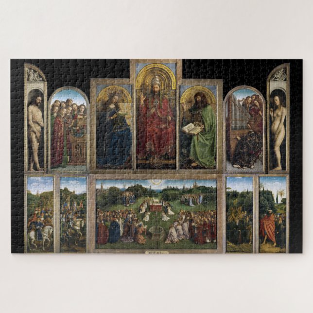 Gent Altarpiece, Van Eyck Brothers (Horizontal)